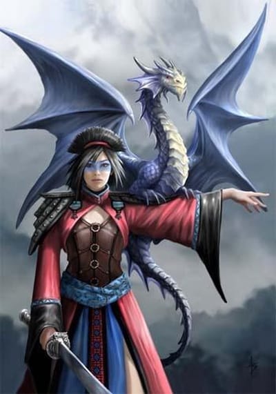 Anne Stokes Wenskaart Look To The East