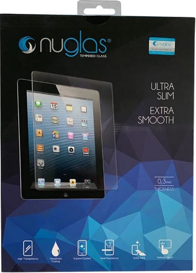 NuGlas: glazen screenprotector (single pack) geschikt voor iPad 2022 10.9/ iPad 11 2025