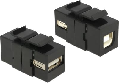 DeLOCK Keystone Module USB 2.0 A Female > USB 2.0 B Female