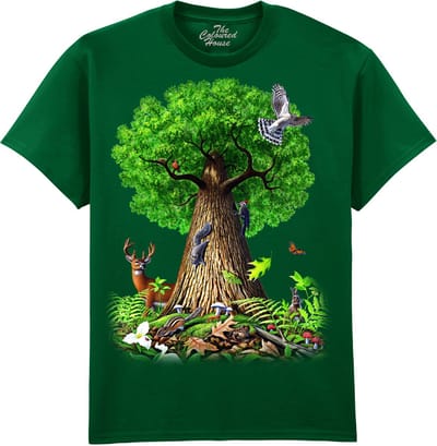 Levensboom Tree Of Life Animals The Coloured House T-shirt M