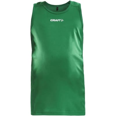 Craft Rush Singlet Kinderen - Groen | Maat: 134/140