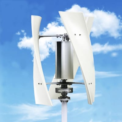 Verticale windturbine - Energie generator - Duurzame energie - Stil en trillingsvrij - 3 bladen 750mm