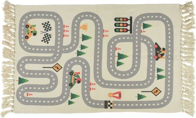 Tapijt - Vloerkleed kind verkeer - 80 x 120 cm
