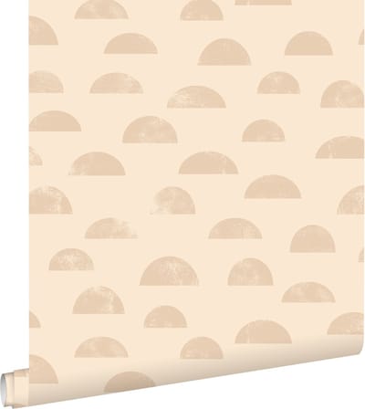 ESTAhome behang grafisch motief beige - 53 cm x 10.05 m - 139735