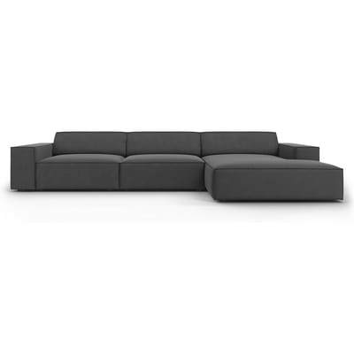 4-zits hoekbank Jodie velvet rechts | Micadoni Limited Edition
