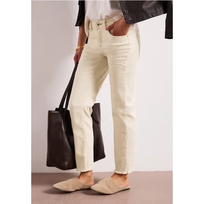 Straight Legs jeans met open zoom