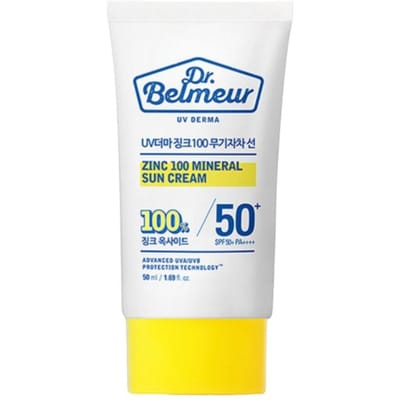 The Face Shop Dr. Belmeur UV Derma Mineral Zonnecrème SPF48 PA+++ 50ml (3 Opties) #50 ml x 3pcs