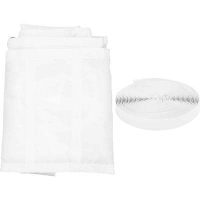 Kit de joint de porte coulissante pour climatiseur portable Structure à cordon de serrage Joint de porte et fenêtre pour climatiseur portable 25 X 232cm / 9.84 X 91.34in