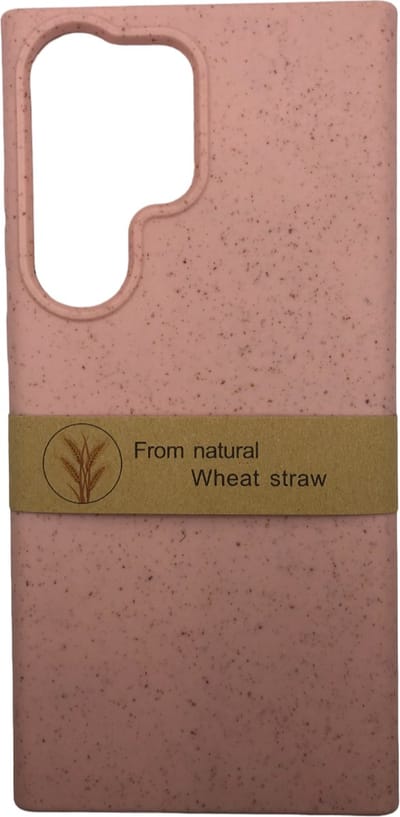 Biologisch Afbreekbaar Soft case hoesje - Duurzaam Afbreekbaar Milieuvriendelijk Back Cover - Geschikt voor Samsung Galaxy S22 Ultra / S23 Ultra - Roze