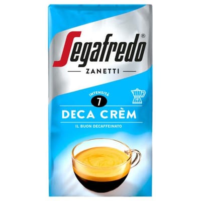 Café moulu décaféiné deca crem 250g - segafredo