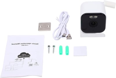 WiFi Camera - Beveiligingscamera Babyfoon - Huis Bewaken - 4MP HD Resolutie - 125 x 105 x 75 cm - Wit