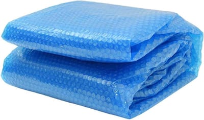 Solar Zwembadfolie Rond Ø 455 cm - Blauw - Verwarmende Noppenfolie voor Zwembad - 110 Micron Extra Dik PE - Isolerend Afdekzeil tegen Warmteverlies en Verdamping - Energiezuinige Zwembadverwarming