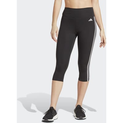 Adidas Performance Train Essentials 3-Stripes High-Waisted 3/4 Legging - Dames - Zwart