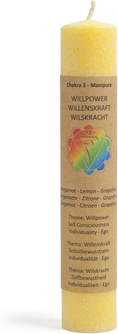 Manipura Chakra Geurkaars 3e Chakra - Calmerende Sfeer met Etherische Oliën