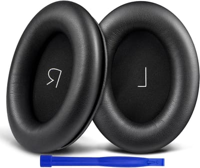 Vervangende oorkussens voor draadloze over-ear noise cancelling koptelefoons, zachte proteïne leer en geluidsisolerende schuimkussens