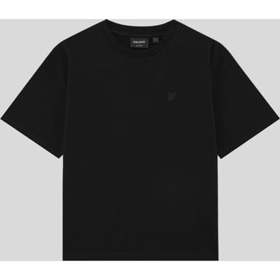 Lyle & Scott jongens zwaargewicht relaxed T-shirt - zwart