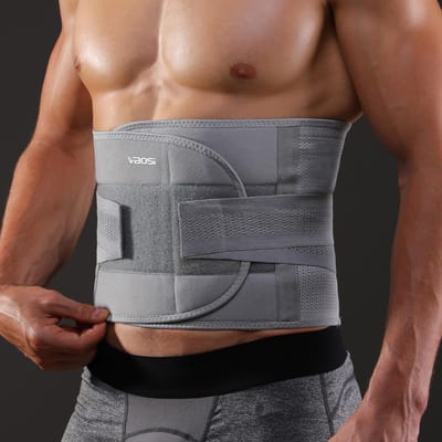 Verstelbare Ademende Taille Trainer Riem Voor Mannen Vrouwen Taille Ondersteuning Afslankend Korset Body Shaper L gray