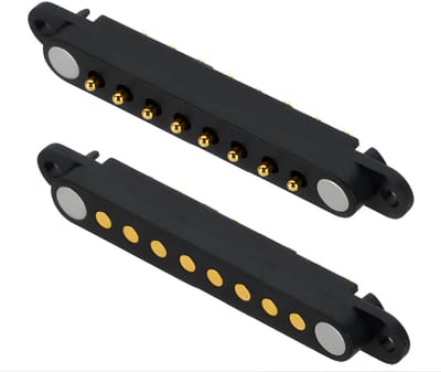 Alta-X - 8 Pin Pogo Magneet connector met montage gat - 8 Polige Magnetische connector