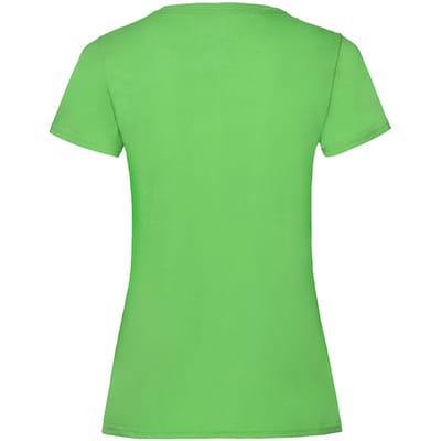 Fruit of the Loom Dames/vrouwen Lady-Fit Valueweight Short Sleeve T-Shirt (Pak van 5) (Kalk)