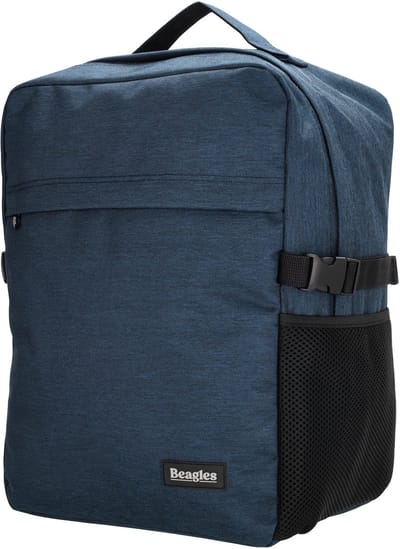 Beagles Kyoto Rugzak - Handbagage - Underseater - 40x30x20 cm - Reizen - Rugtas - Cabin size voor Transavia Ryanair enz. - Blauw