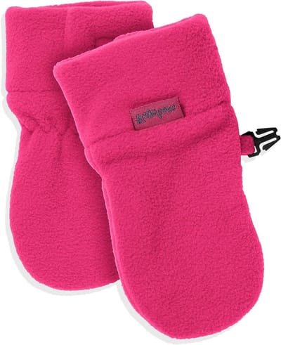 Baby Wanten - Kinderwanten Baby - Warm Houden - Zacht Fleece Materiaal - 13 x 8 x 5 cm - Roze