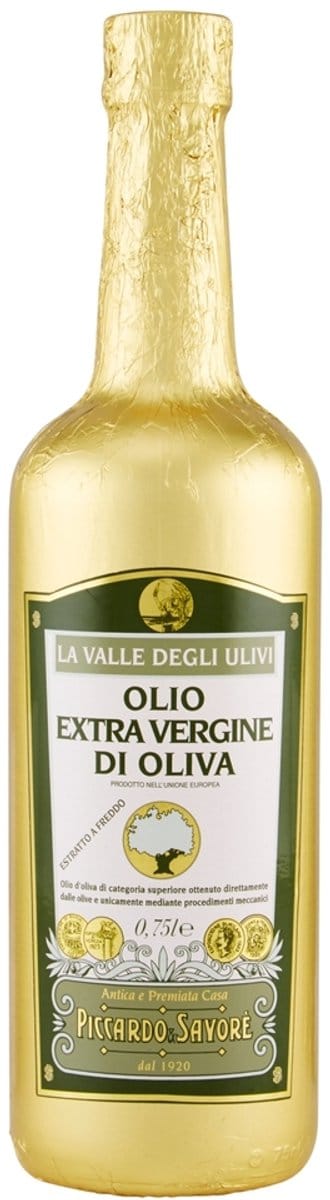 Piccardo & Savore - Premium Extra Vierge Olijfolie - Italiaanse Geschenkfles - 750 ML