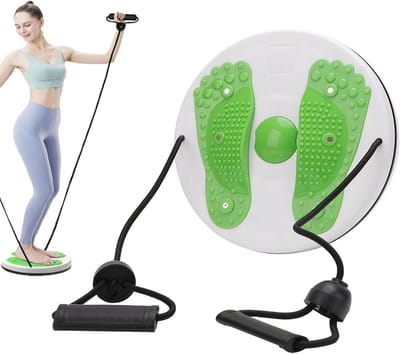 Draaischijf met Handvatten voor Taille- en Figuurtraining
