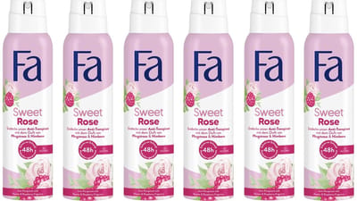 Fa Deo Spray Sweet Rose - Voordeelverpakking 6 x 150 ml