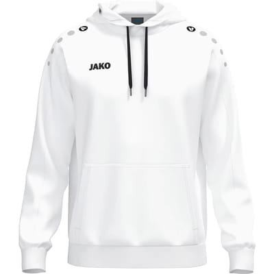 JAKO Sweater met kap One Cotton wit kindermaten 6701k-000