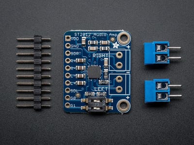 Stereo 2.8W Klasse D Audio versterker van Adafruit 1552