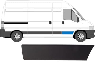 Voordeur sierlijst voor Citroen Jumper 2002-2006 / Rechts