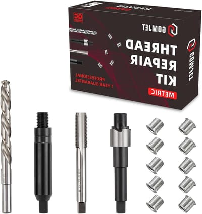 Schroefdraad Reparatie Kit - Draad Herstel Set - Auto Onderdelen Repareren - Roestvrijstalen Inserts - M12x1.5 9.2MM - Zilver