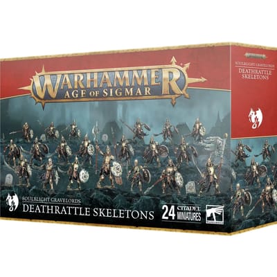 Beeldje Games Workshop Warhammer AoS - Soulblight Gravelords Deathrattle Skeletons (2025)