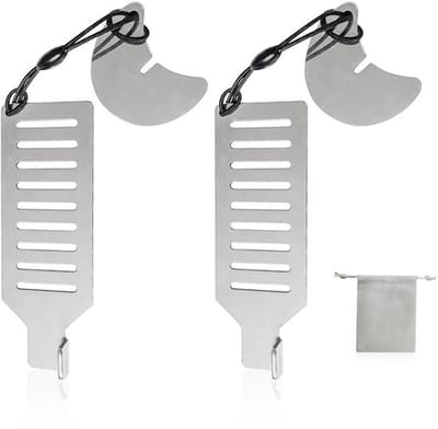 Allecto - Rvs Deurstopper Set - Veiligheidsoplossing - Duurzaam