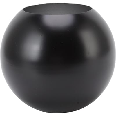 Ronde Vaas Scandinavische Stijl Modern Roestvrij Staal Kleine Bloemenvaas Ornament Woonkamer Kantoor Tafel black