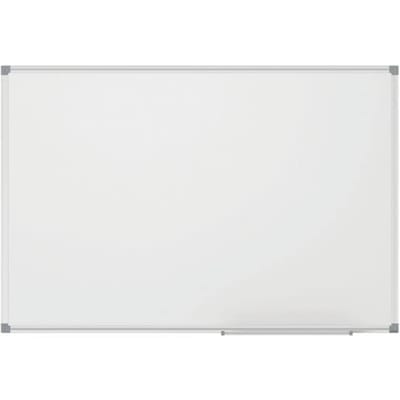 MAULstandaard Whiteboard - geëmailleerd - B 1800 x H 900 mm- met opbergbak