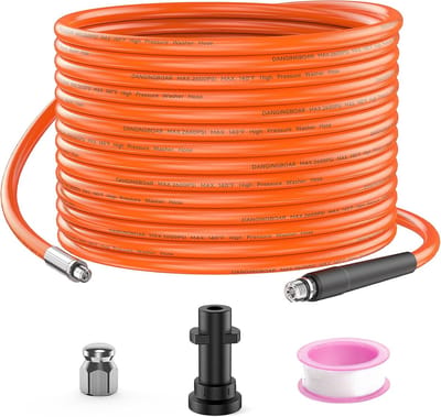 Rioolrat - Rioolreinigingsset - Rioolveer - Rioolslang - Oranje