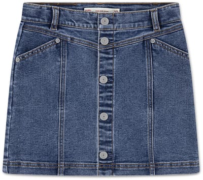 Levi´s ® Kids Button Front Rok Blauw 16 Years Meisje