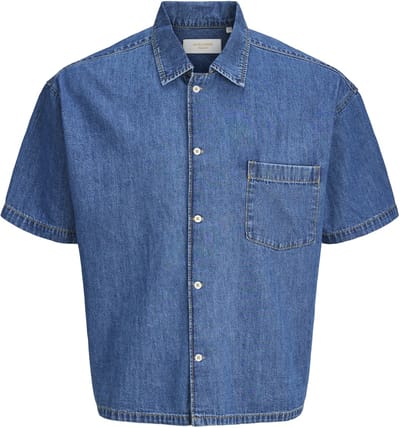 Jack & Jones Denim overhemd Cropped Fit Denim overhemd