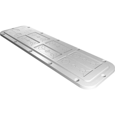 Rittal AX 2564.200 2564200 Flensplaten (l x b) 149 mm x 534 mm Kunststof Grijs 1 stuk(s)