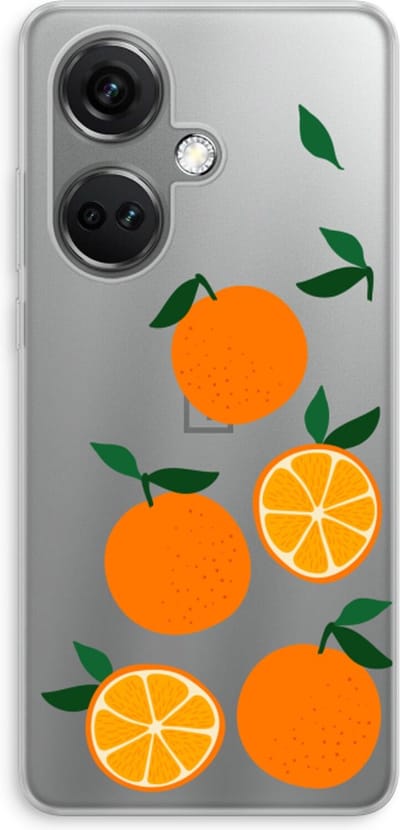 Case Company® - Hoesje geschikt voor OnePlus Nord CE 3 hoesje - Will you be my clementine - Soft Cover Telefoonhoesje - Bescherming aan alle Kanten en Schermrand