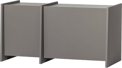 WOOOD Brock Tv Meubel 102 CM - Essen Fineer - Warmgrijs - 53x102x44
