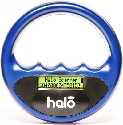 Halo Chip Reader Scanner Dieren - Chiplezer - Huisdieren - Chipreader lezen dieren chips (BLAUW)