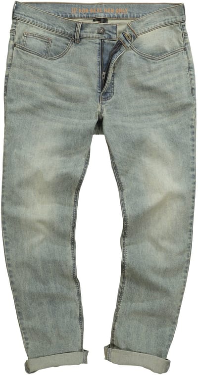 JP 1880 - Heren - Jeans 5-Pocket Straight Fit vintage look - Denim blauw - Maat 70