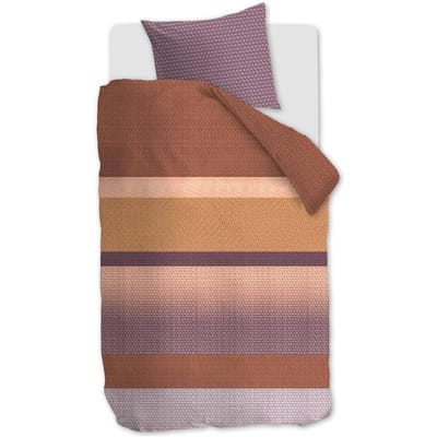 Beddinghouse Vance dekbedovertrek - Eenpersoons - 140x200/220 - Steenrood