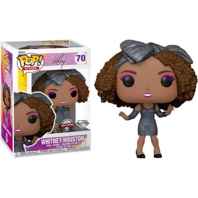 Funko Whitney Houston - POP! Icons Whitney Houston (HWIK) (DGLT) Exclusive 9 cm Verzamelfiguur - Multicolours
