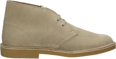 Clarks - DESERT BT EVO - Vrije tijd half-hoogHeren veterschoenHeren sneakers - Kleur: Wit/beige - Maat: 42.5