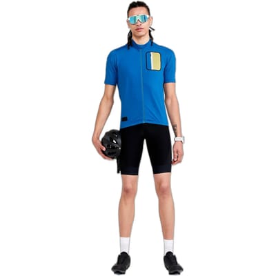 Craft Adv Offroad Korte Mouw Wielertrui Blauw S Man