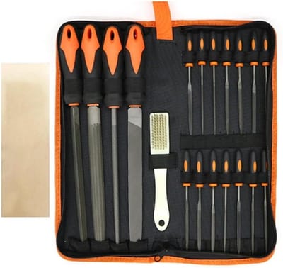 Metalen Vijlenset - Precisie Raspen - Metaalbewerking Houtbewerking - Houten Handgrepen - 16-20 Delig - Niet gespecificeerd