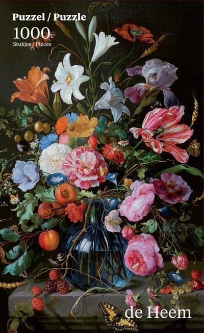 Vaas met Bloemen - Jan de Heem (Mauritshuis) (1000)